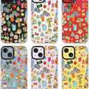 ChiCaseVer for iPhone 14 Plus Case, Gourmet Food Collage Pattern with Fruits & Croissants, Military-Grade Drop Protection, Juicy Foodie Soft Slim TPU Protective & Camera Protection for Women Girls (FancyCut)