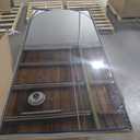 Full Length Mirror, 76"x34" Oversized Arched Mirror Large Standing Mirrors, Tall Mirrors Body Floor Mirror for Bedroom Living Room Aluminum Frame,Black