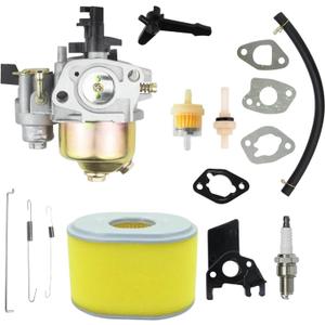 Carburetor Carb Kit for Champion CPE 100424 224CC 27 TON Horizontal Vertical Log Splitter Replacement Parts With Air Filter