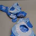 HyDren 2 Pcs Christmas Hanging Elf Ride Inflatable Airplane with Cotton Rope and Pump Easy to Install Elf Arrival Balloon Accessories Ideals Decorations(Blue and White)