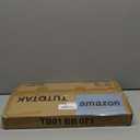 Simple Trending C Shaped End Table for Couch, Small Side Table TV Tray Table with Metal Frame for Living Room, Bedroom, Rustic Brown