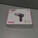 CODN Handheld Car Vacuum Portable Cordless 12000PA, 2 in 1 Handheld Vacuum Cleaner and Air Duster with Multi-Nozzles and LED Light, Mini Hand Held Vacuum Rechargeable for Home, Car, Office, Pet Hair (Black & Rose Red)