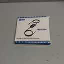 AUTOUTLET RCA to Optical Converter - 48Khz, Analog to Digital Audio Converter with Built-in 1.1m RCA Male Cable for Record Player, Turntable, CD Players