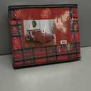 Beatrice Home Fashions Lightweight King Holiday Quilt Bedding Set Tarick Plaid, Red, Black, Green