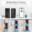 Smart Door Lock,Keyless Entry Door Lock for Front Door,Security Smart Deadbolt with Touchscreen Keypad,App Remote Control Fingerprint
