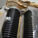 Pair of 2" Garage Door Torsion Springs with Non-Slip Winding Bars, Quality Precision Electrophoresis Black Coated, Minium Life 18,000 Cycles (.262 x 2 x 36)