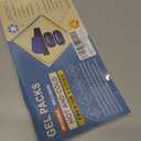 3 Pcs Gel Ice Packs for Injuries Reusable - Cold & Hot Therapy Wrap with Adjustable Strap (10"x5") - Non-Toxic Flexible Gel Pads for Muscle Pain, Swelling, Headache & Post-Surgery Recovery