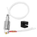 Assembled V5 J-Head Hotend Kit 12V 40W with 0.4mm Nozzles+Silicone Sock, 1.75mm Filament Extruder Hot end Compatible with Anycubic i3 Mega Hotend Series for 3D Printer Accessories
