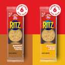 RITZ Peanut Butter and Cheese Sandwich Crackers Variety Pack, Lunch Snacks, 32 Snack Packs (6 Crackers Per Pack) (EXP 01/24/26)