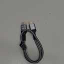 Highwings Extra Short 8K HDMI Cable 1.72ft Total Length, 1.36ft Cable Length, Ultra High Speed HDMI Braided Cord-4K@120Hz, 8K@60Hz,eARC, Compatible for PS5,Monitor,PC and More (Grey)