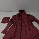 Lomon Women Waterproof Lightweight Rain Jacket Active Outdoor Hooded Raincoat ,Size XL
