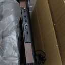 Record Player with 2X External Speakers Turntable Bluetooth Input Belt-Driven 3-Speed (33, 45, 78 RPM) LP Player Turntables for Vinyl Records with RCA Output, Aux in, Auto Stop, Black