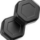 2 Pack Tagginnc AirTag Magnetic Case  Ultra Strong Magnet & Discreet Hexagonal Nut Design with Non-Slip Base, Waterproof & Shatterproof, Compatible with Apple AirTag for Car, Truck & Trailer