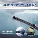 22"+22" Wiper Blades Replacement for Chevy Silverado/GMC Sierra 2014 2015 2016 2017 2018 (Set of 2) Quiet and Durable Stable All-Season Windshield Wiper Blades