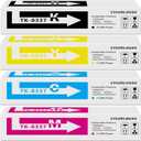 TK8337 TK-8337 Toner Cartridge Compatible for Kyocera TK-8337 TK-8337K TK-8337C TK-8337M TK-8337Y for Kyocera TASKalfa 3252ci 3253ci CS3252ci CS3253ci Printers (4-Pack, BK CMY)