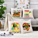 2 x 10 Sheets Black History Month Iron On Transfer Heat Press Decals Black and Proud Heat Transfers Patches for Clothing Hoodies Washable DIY Decoration Applique