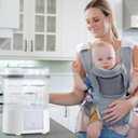 Chicco Advanced Electric Steam Sterilizer & Dryer for Baby Bottles, Feeding Accessories and More | Eliminates 99.9% of Germs | 4 Programming Options | 2 Configurations | Automatic Shut-Off