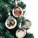  Christmas Picture Frame Ornament for Christmas Tree Stocking Decorations