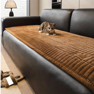 Cozy Quilted Couch Protector 28" x 94" Golden Amber