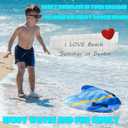 Inflatable Boogy Boards for Beach Travel Toys, 30 Cavas Slip Slide Water Park Body Surfing Board with Handles, Summer Fun Water Pool Game Toys for Kids 4,8,12 Ages
