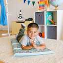 Wildkin Kids Vinyl Nap Mat Foldable, Durable Rest Mat for Daycare & Preschool