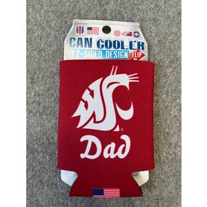 WSU Dad Can Koozie 12 oz – Cougarwear Assortment Pack Of 3 