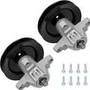 918-04456 918-04461 Spindle Assembly Fit for Cub Cadet/MTD/Troy Bilt/Toro 42 Inch Mower Deck LT1042 LX420 LX425, Replaces 618-04456 618-04461 112-0460 (2 Pack)