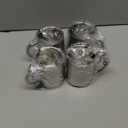 Cunhill 4 Set Small Stainless Steel Coffee Mug 7.5oz/220ml Metal Double Walled Cups Camping Mug with Handle Dishwasher Safe Tea Cups for Camping Travel Outdoors Rv Keep Drinks Hot (4 Count (Pack of 1))