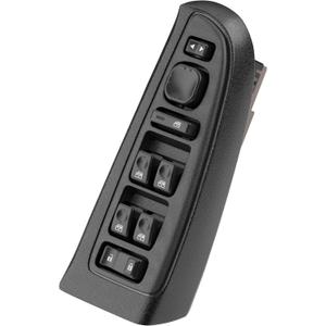 ASOPARTS 15883323 Front Driver Side Door Lock and Power Window Switch & Black Bezel Cover Fit for 2003-2008 Chevy Avalanche Silverado Suburban Tahoe Cadillac Escalade GMC Yukon Sierra Yukon XL 901-075