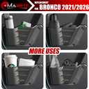 Mabett Rear Door Pocket for Ford Bronco Accessories 20262021-2025, Side Door Storage Box fit Bronco 4-Door, Drilling Required, Black