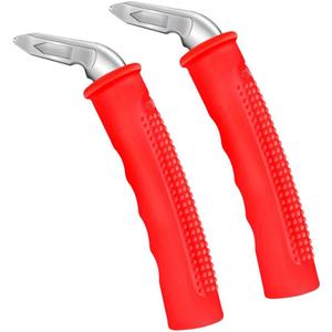 Car Assist Handle for Elderly - 2Pack Auto Cane with Emergency Window Breaker, 400lbs Capacity Vehicle Support Handle for Seniors & Handicapped (Red)