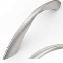 Amerdeco 10 Pack Brushed Satin Nickel Cabinet Pulls 3 Inch(76mm) Hole Center Cabinet Hardware Kitchen Cabinet Handles for Bathroom Drawer Pulls Dresser Pulls ZH0048