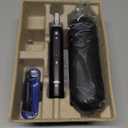 Oral-B iO Series 5 Rechargeable Electric Toothbrush with Visible Pressure Sensor to Protect Gums, 2 Minute Timer, 5 Cleaning Settings, 1 Replacement Toothbrush Heads, and Travel Case, Black