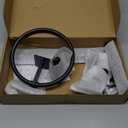 Matte Black Bathroom Accessories Set, KLJKPA 4 Pieces Bathroom Hardware Set, 24 inch Towel Bar, Towel Racks for Bathroom, Robe Towel Hooks, Toilet Paper Holder Wall Mounted