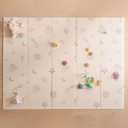 Nuby Foldable Reversible Baby Play Mat, 77" x 58", XXL, 0M+, Stars & Sky