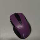 TECKNET Wireless Mouse, 2.4G Ergonomic Optical Mouse, Computer Mouse for Laptop, PC, Computer, Chromebook, Notebook, 6 Buttons, 24 Months Battery Life, 2600 DPI, 5 Adjustment Levels - Purple