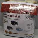 Homemate Electric Heated Blanket Twin - 62"x84" Heating Bed Blankets Throw with 10 Heating Levels 8 Hours Auto Off Fast Heating Over-Heated Protection Ultra Soft Warm Flannel ETL Certified