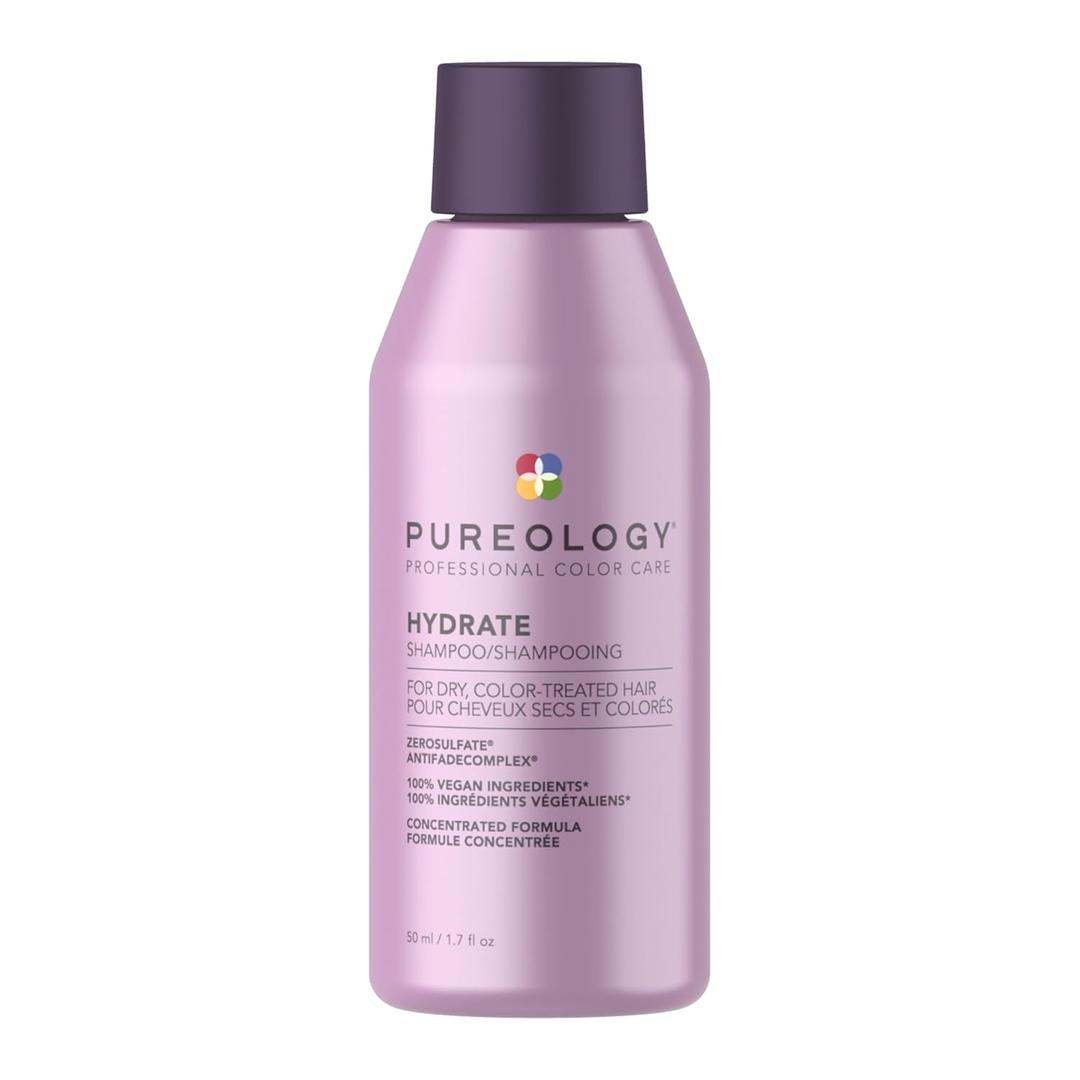 Pureology Hydrate Conditioner - For Dry or Color Treated Hair, Nourishing Conditioner to Restore Moisture and Seal in Hydration, Vegan, 1.7 Fl Oz