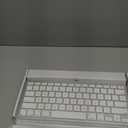 OMOTON Wired Keyboard for Mac with Dual Interface, Comfortable Typing Angle & Stable Connection, Compatible with MacBook, iMac, Mac Mini, PC-White