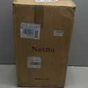 Modern 14.6 Inch Outdoor Wall Sconce Light with Water Ripple Glass in Black Finish, Aluminum Porch Light for Gardens, Garage, Yards and Entryway, E26 Socket