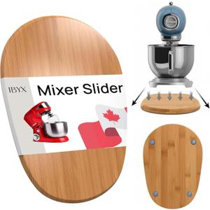 Ibyx Elegant Sliding Tray - Compatible with 5.5 Qt KitchenAid Stand Mixers and Other Heavy Appliances (Natural)