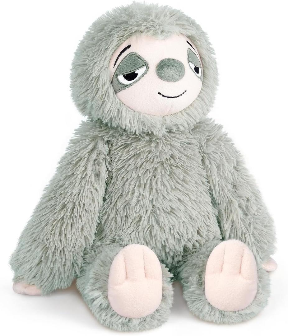 Heatable & Coolable Sloth Stuffed Animals, Cute Microwavable Heating Pad Plushies for Soothing & Relaxation, Sloths Plush Toys, Stuffed Sloth Gifts Decor