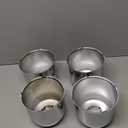 4 Pack 5.15in Push Through Trailer Wheel Center Caps Chrome Silver for 5.15" Center Bore Truck Trailer RV SUV Wheels Rims Close-End Hub Caps