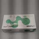 LANON 5 mil Vitamin-E Coated Latex Disposable Gloves, Food-Contact Grade, Fully Textured, Green, Medium (Medium (Pack of 100))