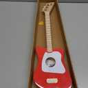 Loog Mini Acoustic kids Guitar for Beginners 3-strings Ages 3+ Learning app and lessons included Red