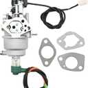 Anxingo Inverter Generator Carburetor, Replacement for Predator 9500 Watt Surper Quiet Generator, Replaces 57080 59188 with Air Intake Gaskets