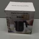 Electric Kettle 1.0L 1200W, 7 Temp Settings, 4H Keep-Warm, Fast-Boil Stainless Steel Electric Tea Kettle, 120V Water Boiler with Auto-Shut Off, Cool Touch PP Exterior for Home Office, Black