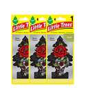 LITTLE TREES Car Air Freshener | Hanging Paper Tree for Home or Car | Rose Thorn | 1 Pack