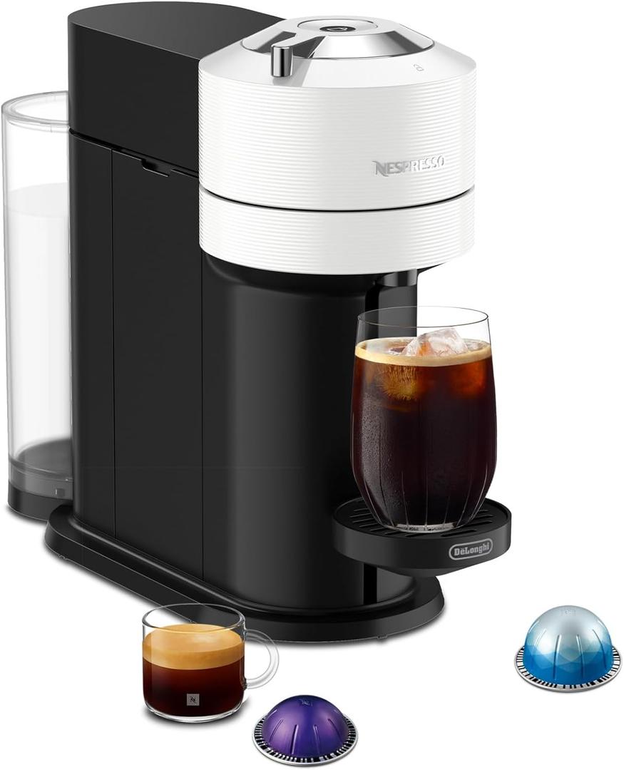 Nespresso Vertuo Next Coffee and Espresso Maker by De'Longhi (White)