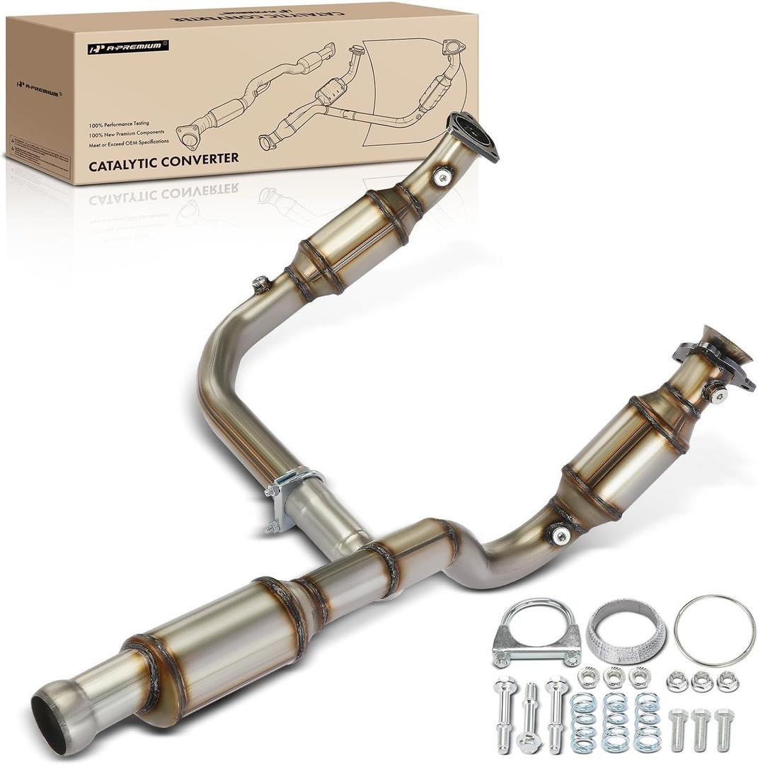 A-Premium Kit Direct-Fit Compatible with 2009-2014 Chevy & GMC - Avalanche, Silverado 1500, Suburban, Tahoe, Sierra 1500, Yukon, Yukon XL 1500-4.3L 4.8L 5.3L 6.0L - EPA Compliant